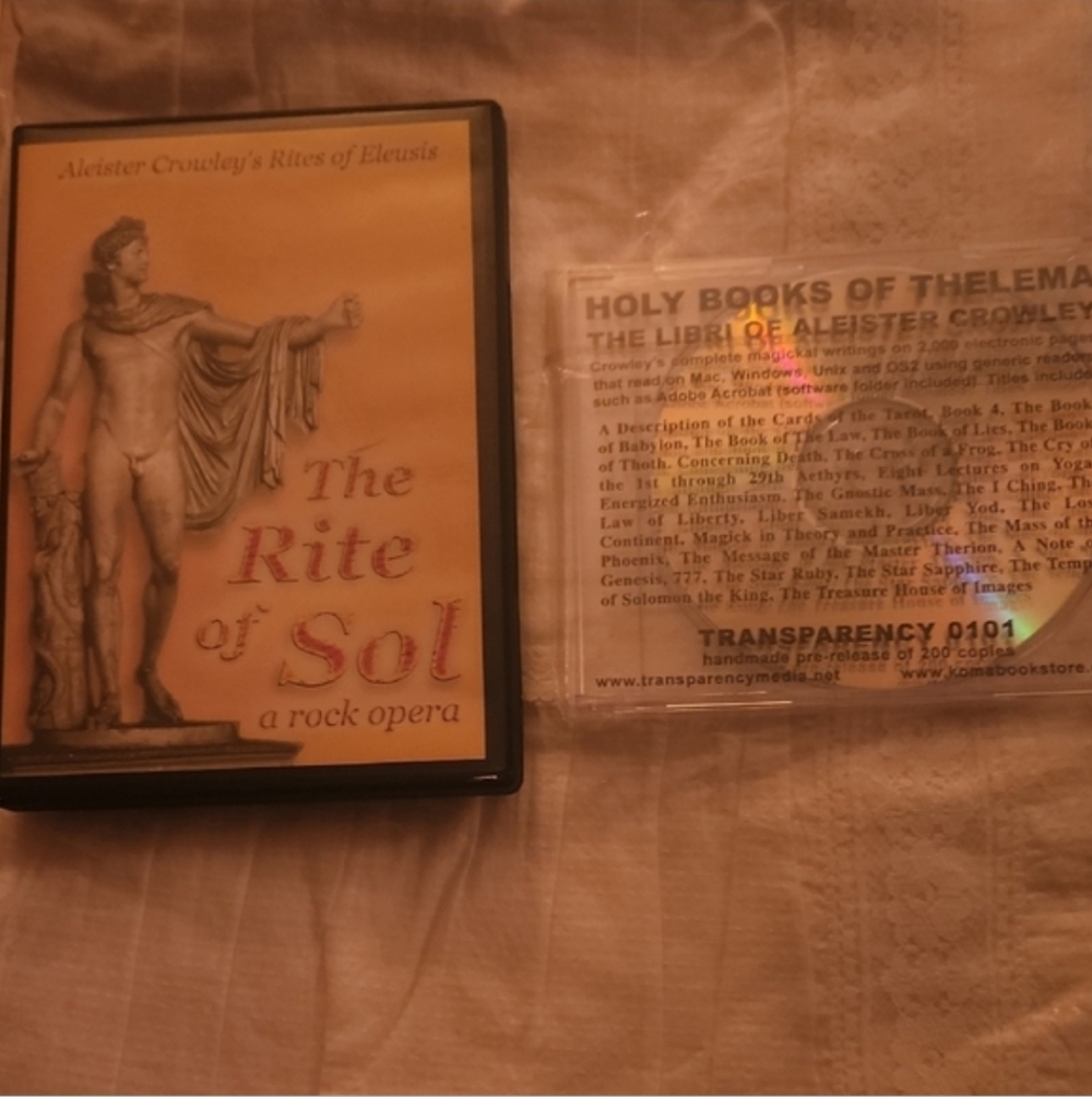 Aleister Crowley's The Rite of Sol a rock opera by Eleusyve Cd Rom